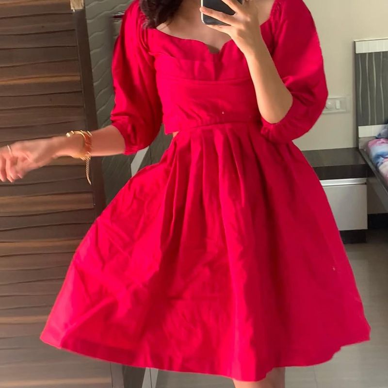 Chic Pink Mini Dress