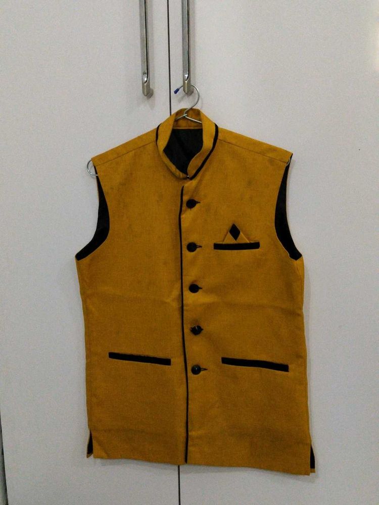 Stylish Mustard Nehru Jacket