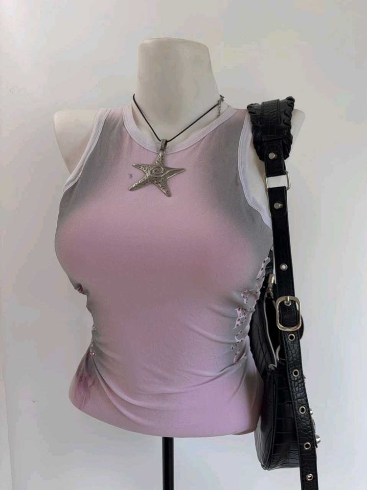 Y2K Mesh Tank Top