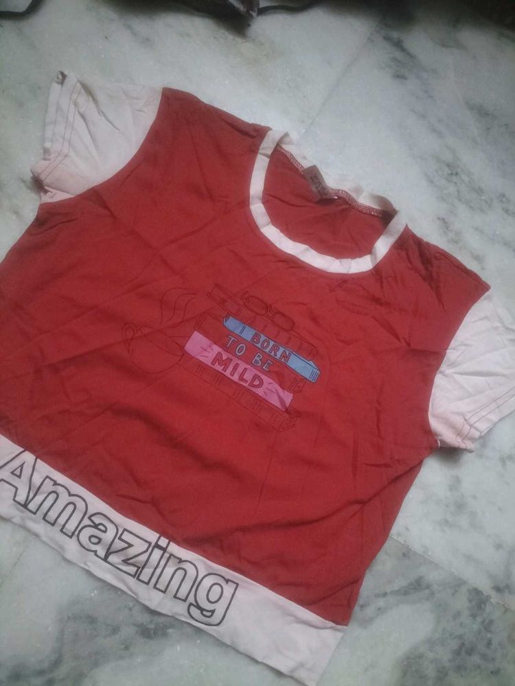 Red Graphic T-Shirt