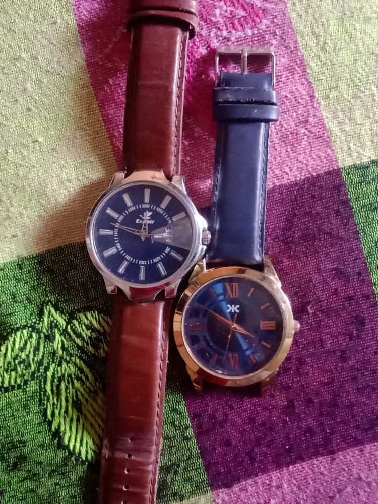 Classic Leather Strap Watches