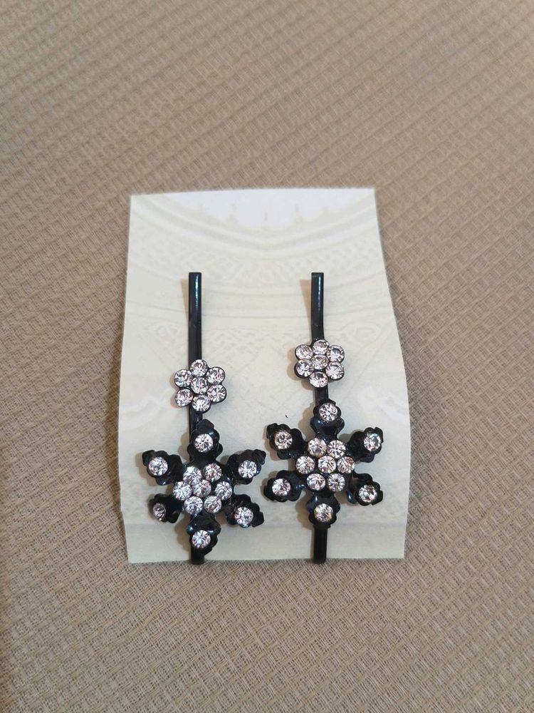 Snowflake Hair Bobby Pins