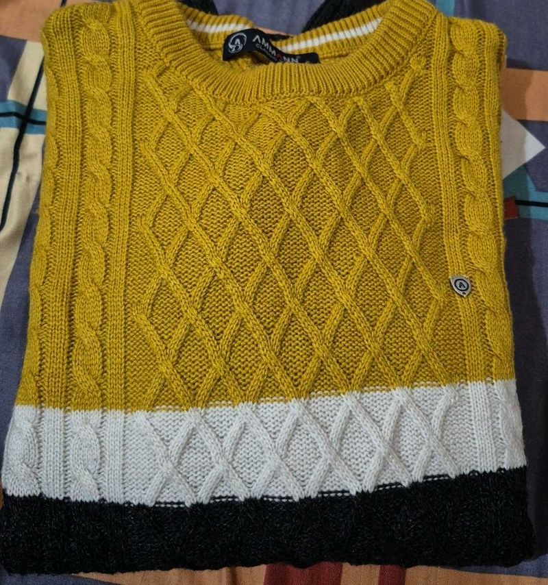 Mustard Knitted Sweater