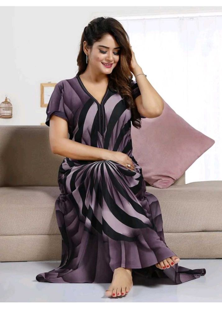 Stylish Printed Nightgown for Women