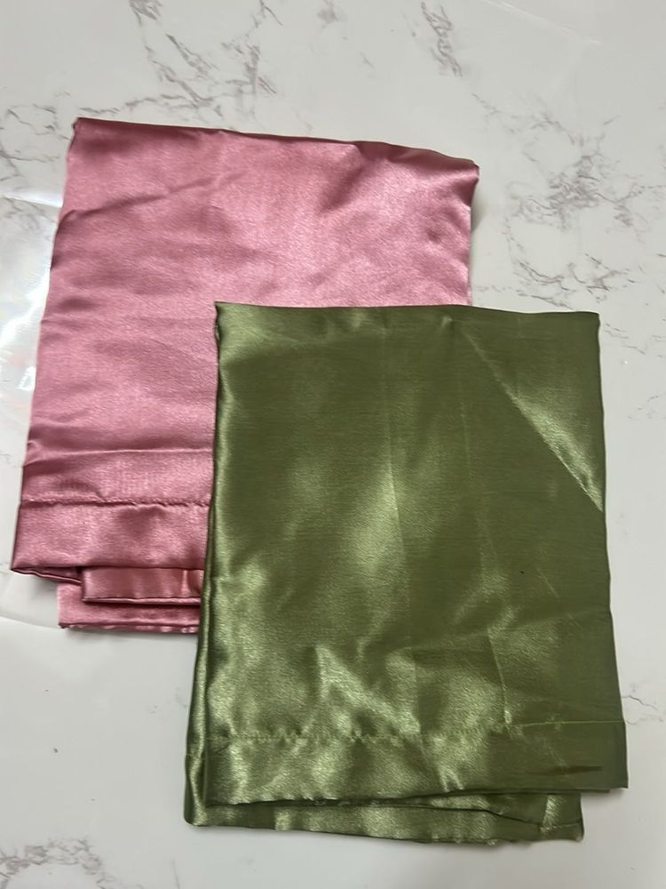 HANDMADE LUXURY SATIN PILLOW COVER SET