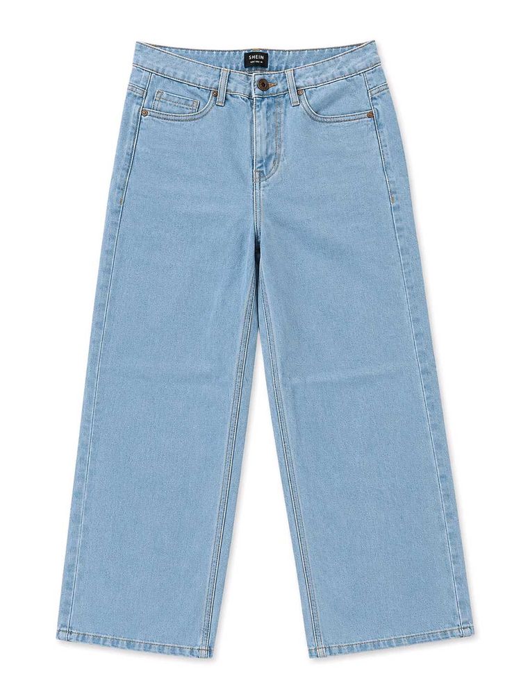 Light Wash Wide Leg Jeans