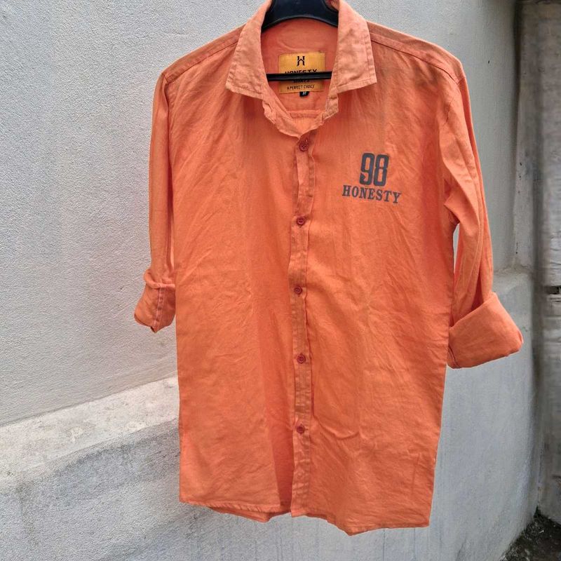 Vibrant  Button-Up Shirt M