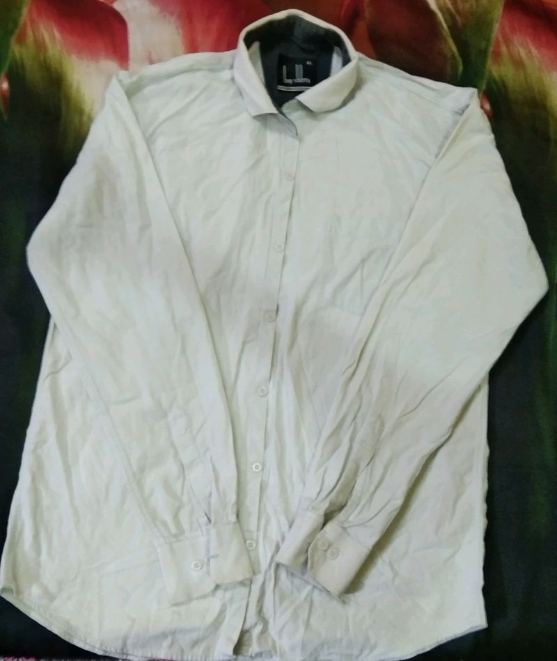 Pictachio Colour Shirt For Men