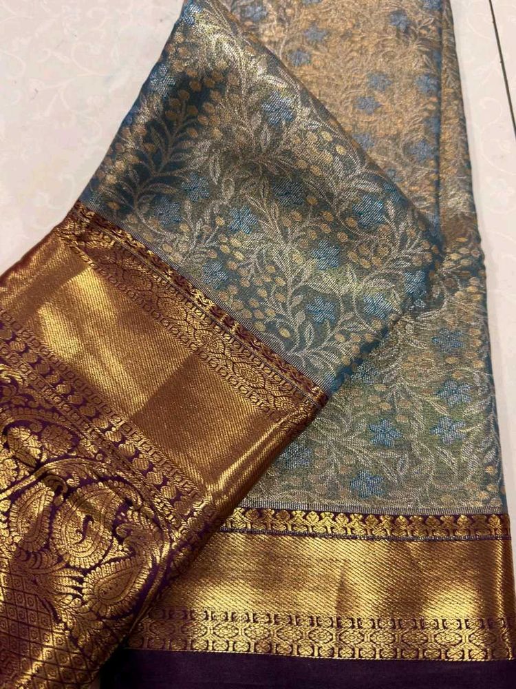 no bargain fixed Elegant kanchipuram Saree