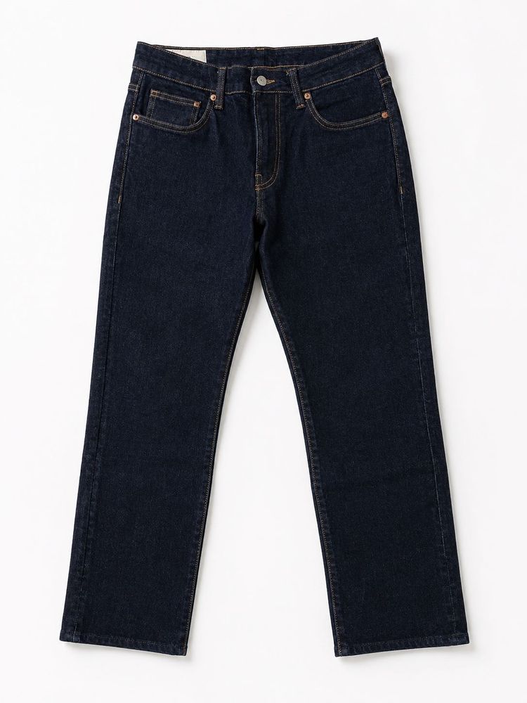 H&amp;M Dark Wash Straight Regular Fit Jeans