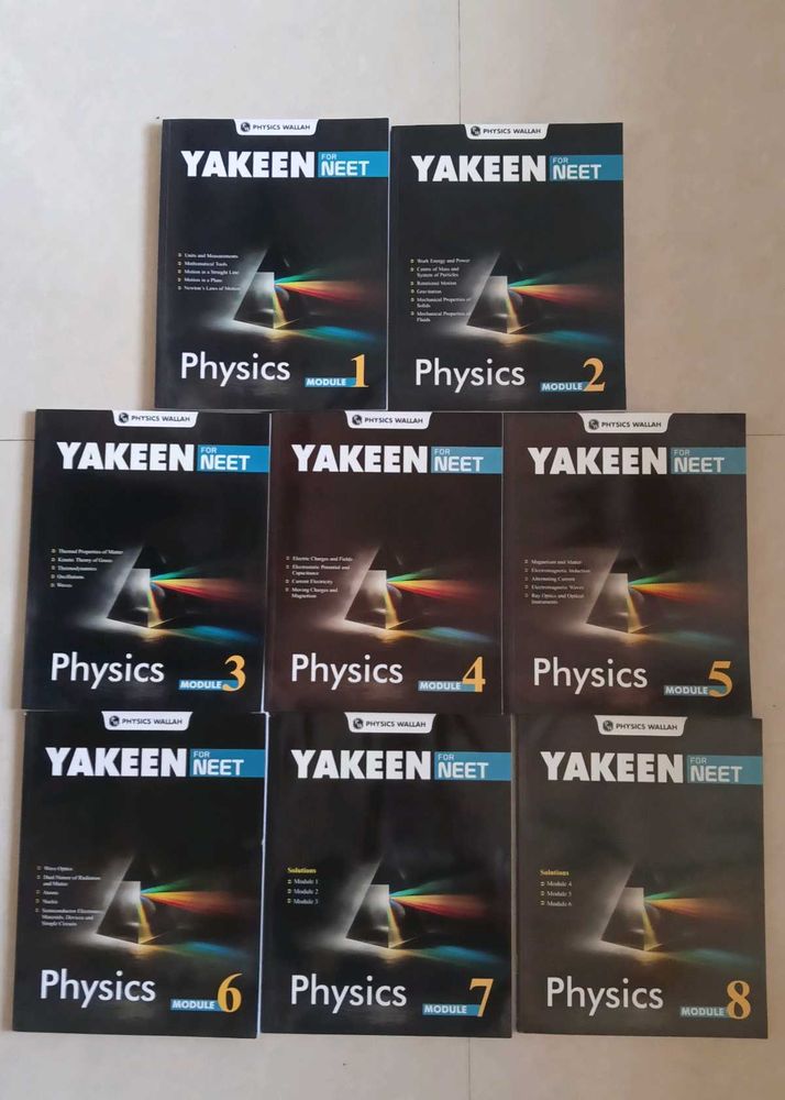 Yakeen NEET Physics Modules 1-8