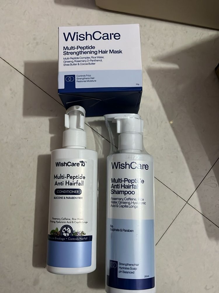 WishCare Multi-Peptide Hair Care Set