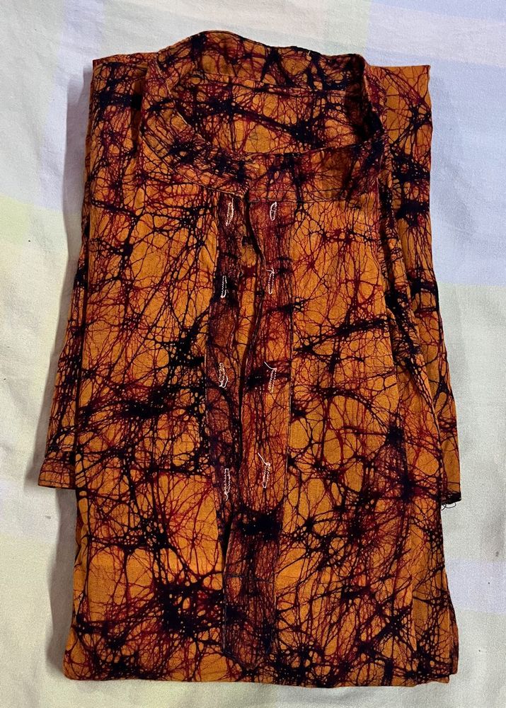 Womens Boho Batik Print kurta