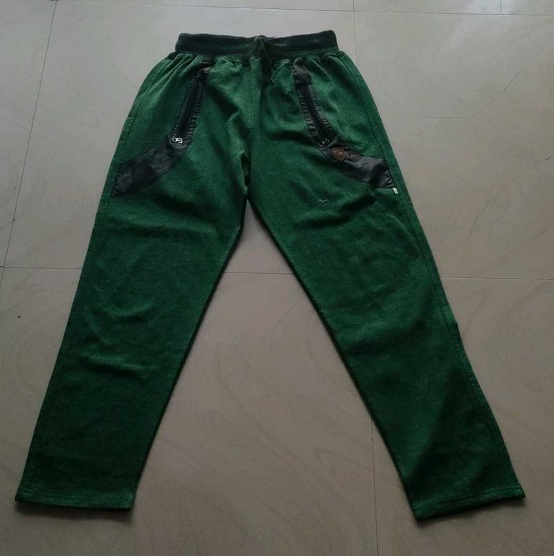 Green Casual Pants