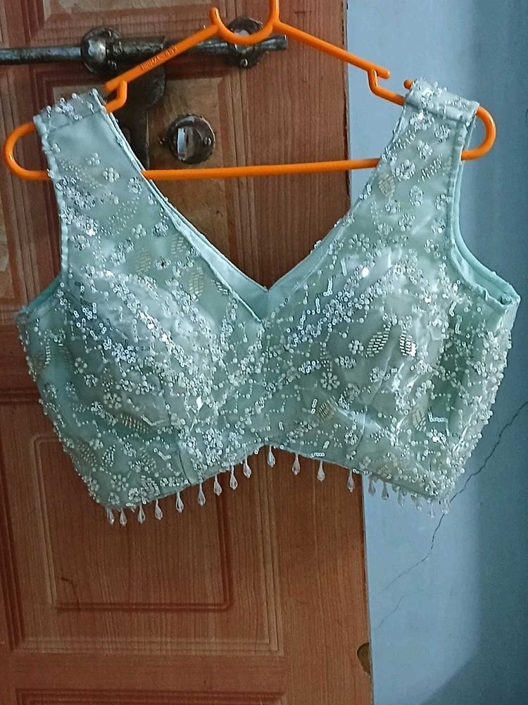 Handwork lahenga choli.