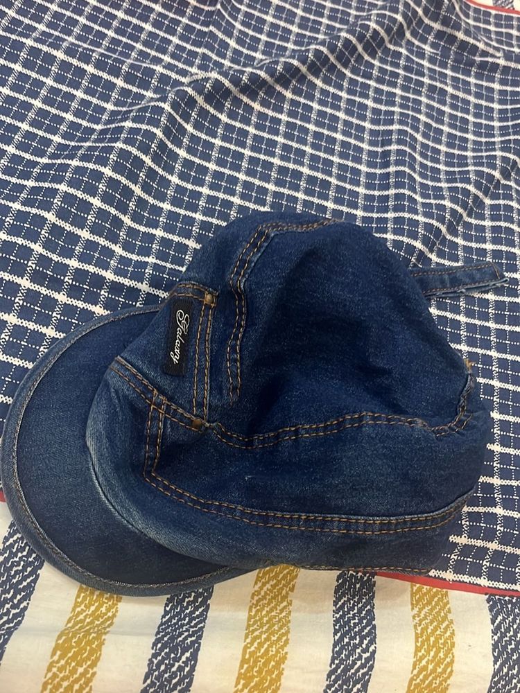Denim Cap for Women