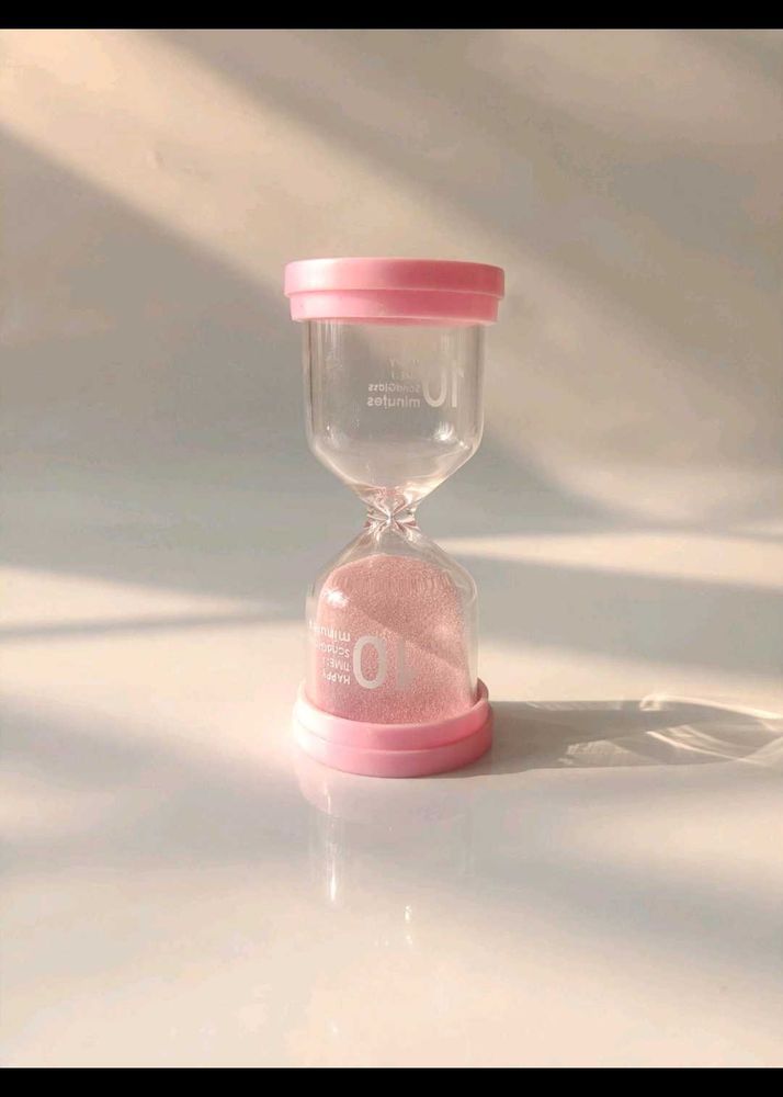 Baby Pink Hourglass Timer