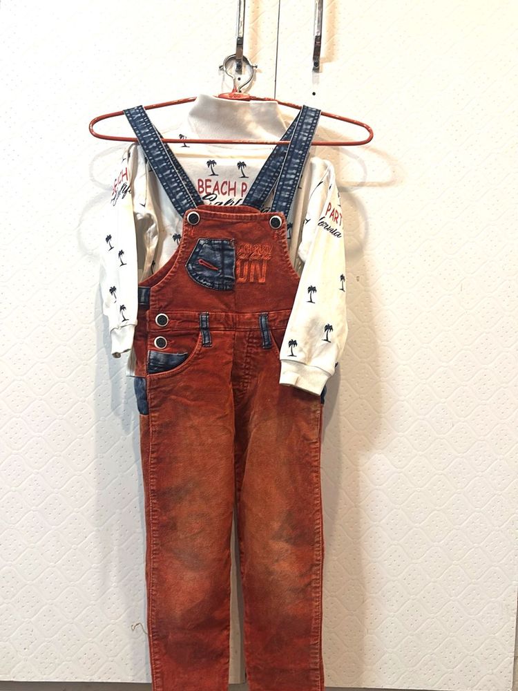 Cute Kids Denim Overalls