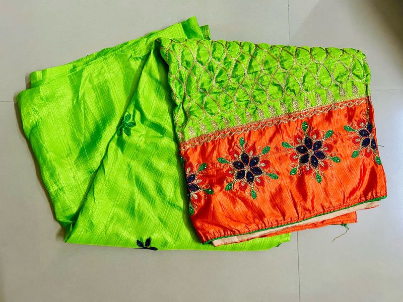 Embroidery Saree