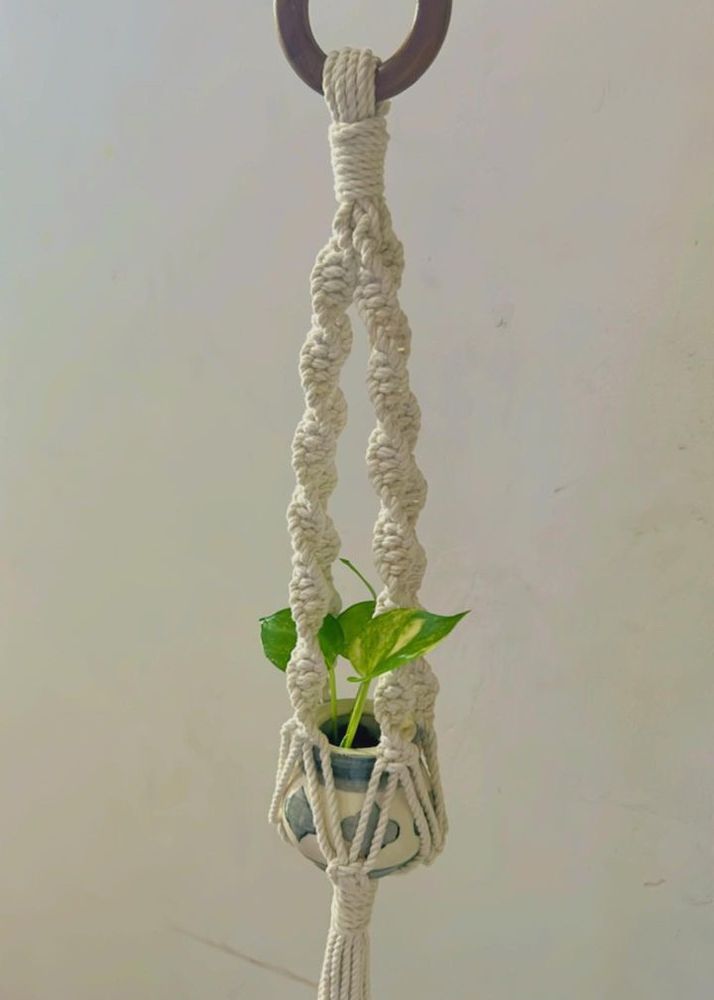 Macrame Mini Pot Plant Hanger