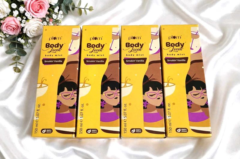 Pack of 4 Plum Body Lovin' Mist - Smokin'