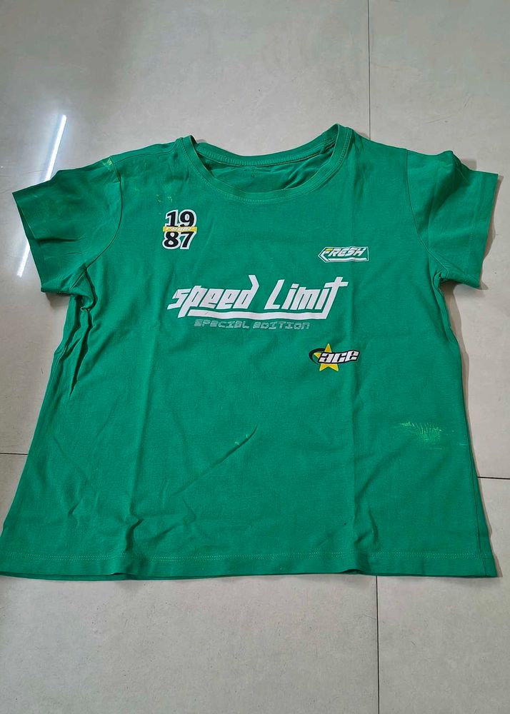 Green "Speed Limit" Zudio tshirt