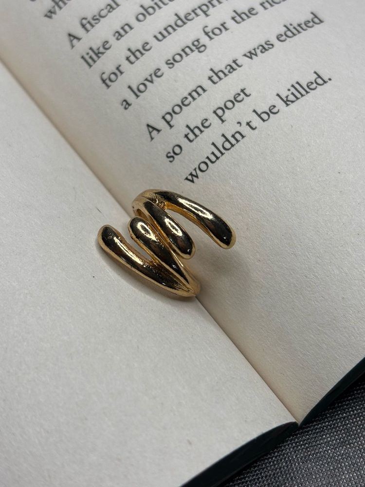 Unique Gold Coil Ring