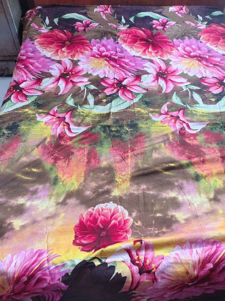 Vibrant Floral Bed Sheet