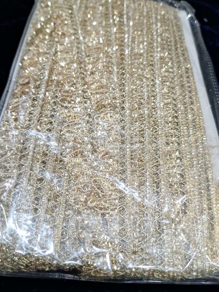 Golden kiran Lace Border