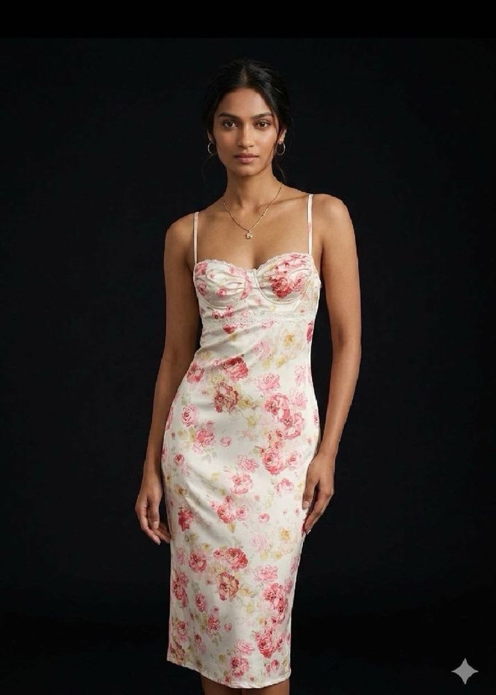 Floral Print Slip Dress