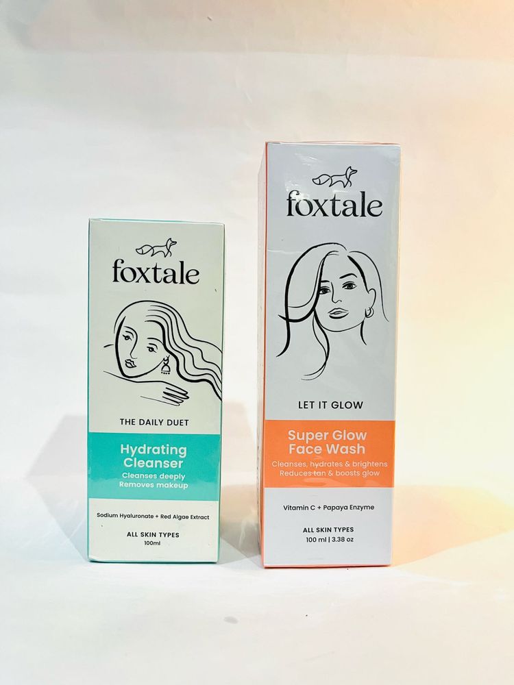 Foxtale Hydrating Cleanser &amp; Face Wash Set