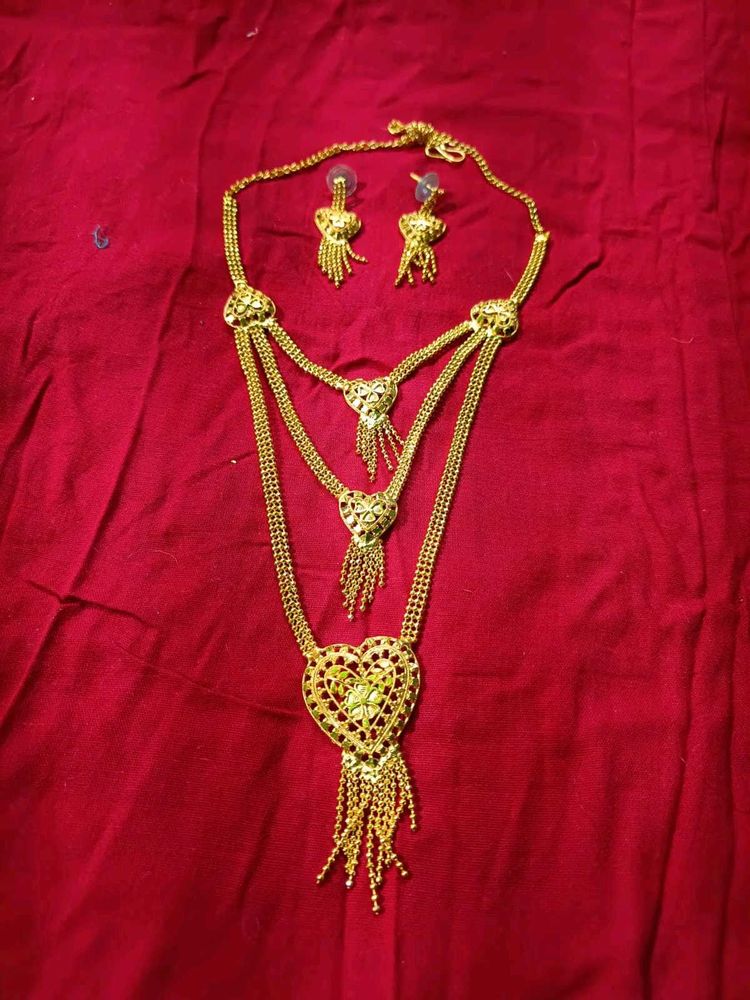 Three Step Necklace Set