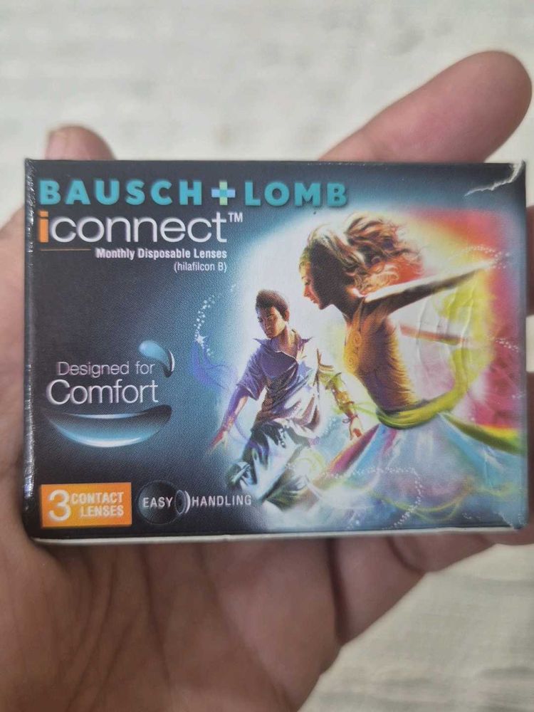 1pair of Bausch + Lomb iConnect Contact Lenses