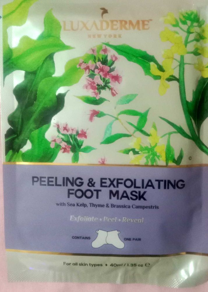 Luxaderme Peeling &amp; Exfoliating Foot Mask