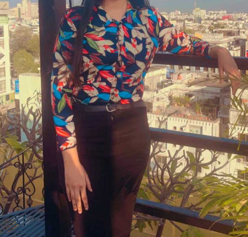 Stylish Floral Print Shirt