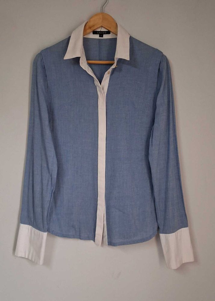 Light blue cotton shirt