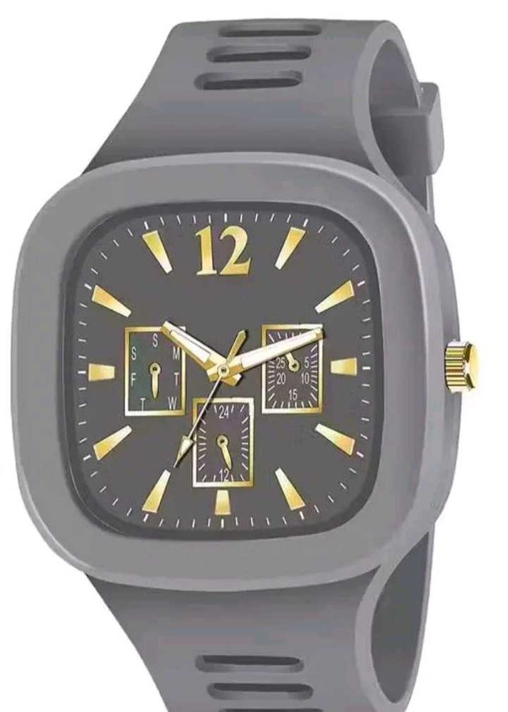 Stylish Grey Analog Watch
