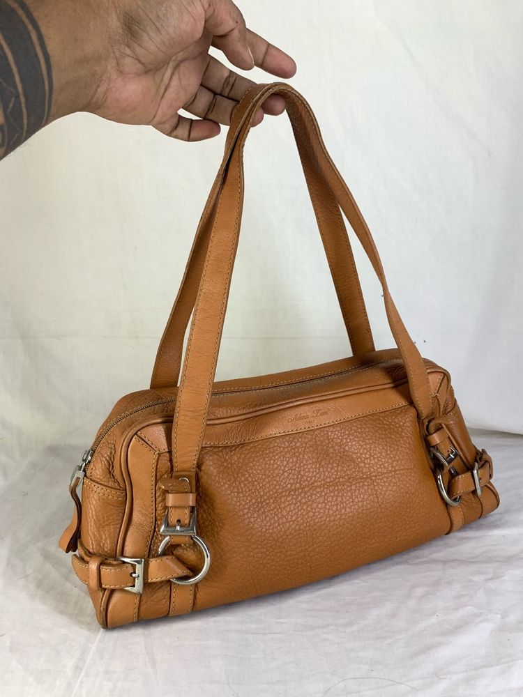 Vintage Adena Luce Italy  Leather Shoulder Bag