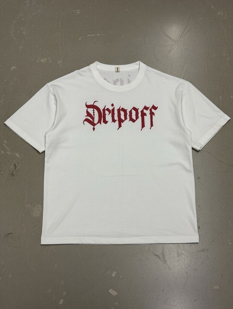 Dripoff Dragon Graphic Tee - White