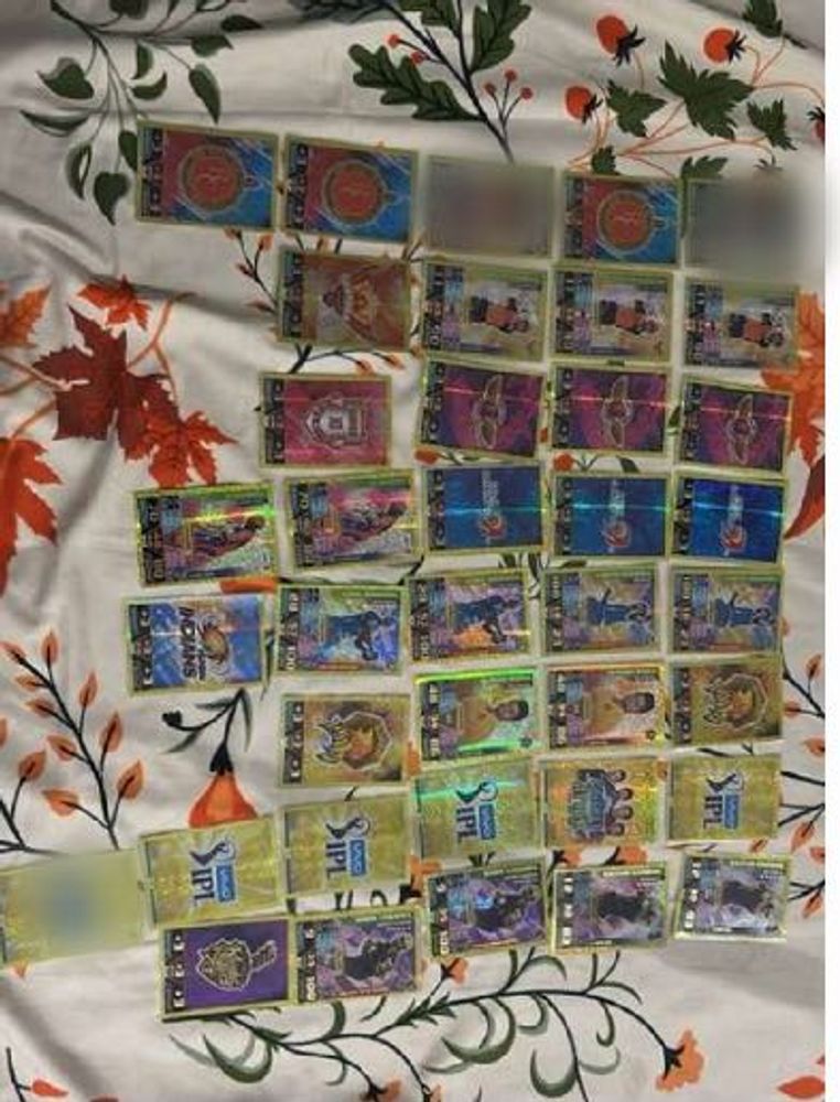 Collection of 2016 edition cricket attax golds