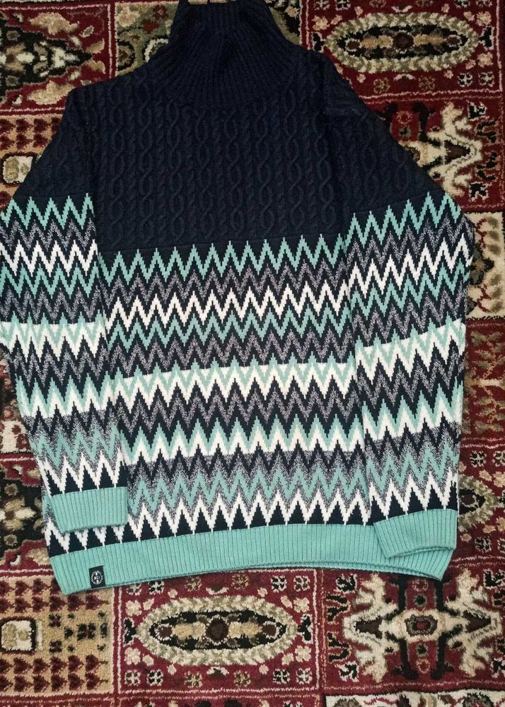 Chunky Knit Turtleneck Sweater