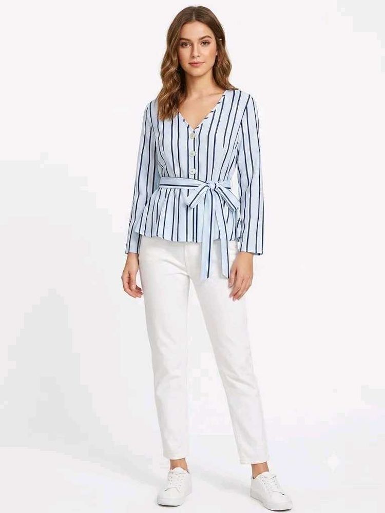 SHEIN Women's V-Neck   top