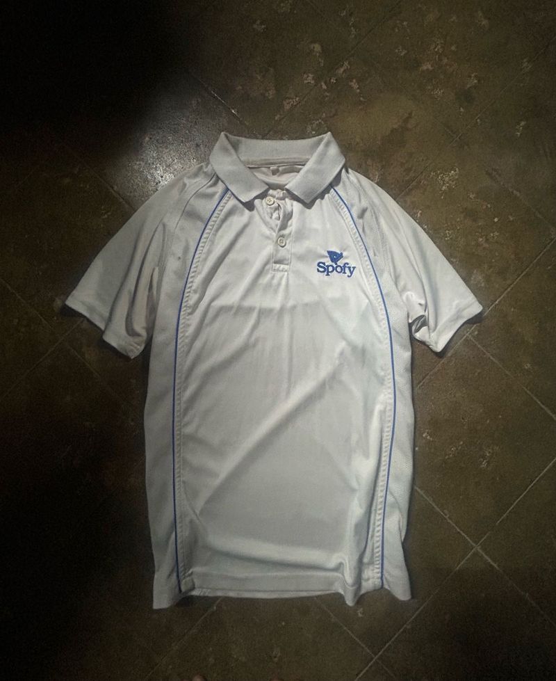 Spoffy White Polo T-Shirt