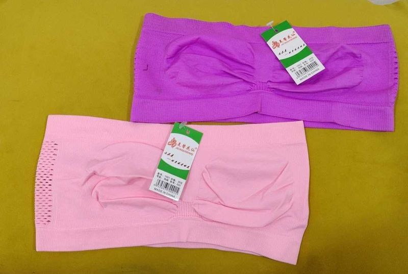 140 -- Seamless Bandeau Bras (2-Pack)
