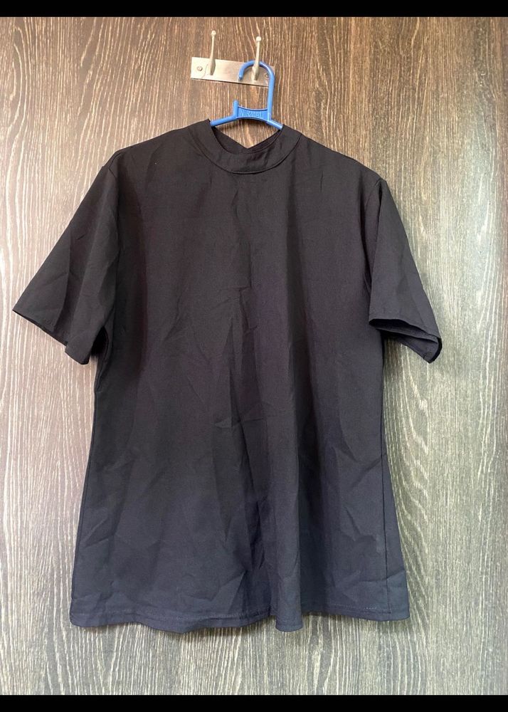 Classic Black Short Sleeve Top