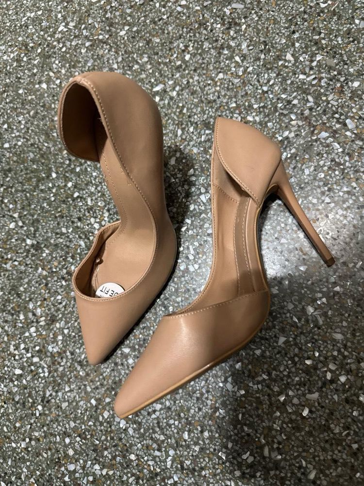 Elegant Nude Stiletto Heels