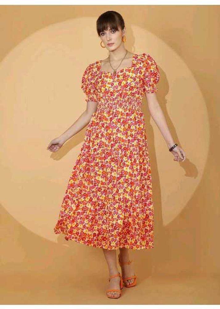 Floral Midi Dress