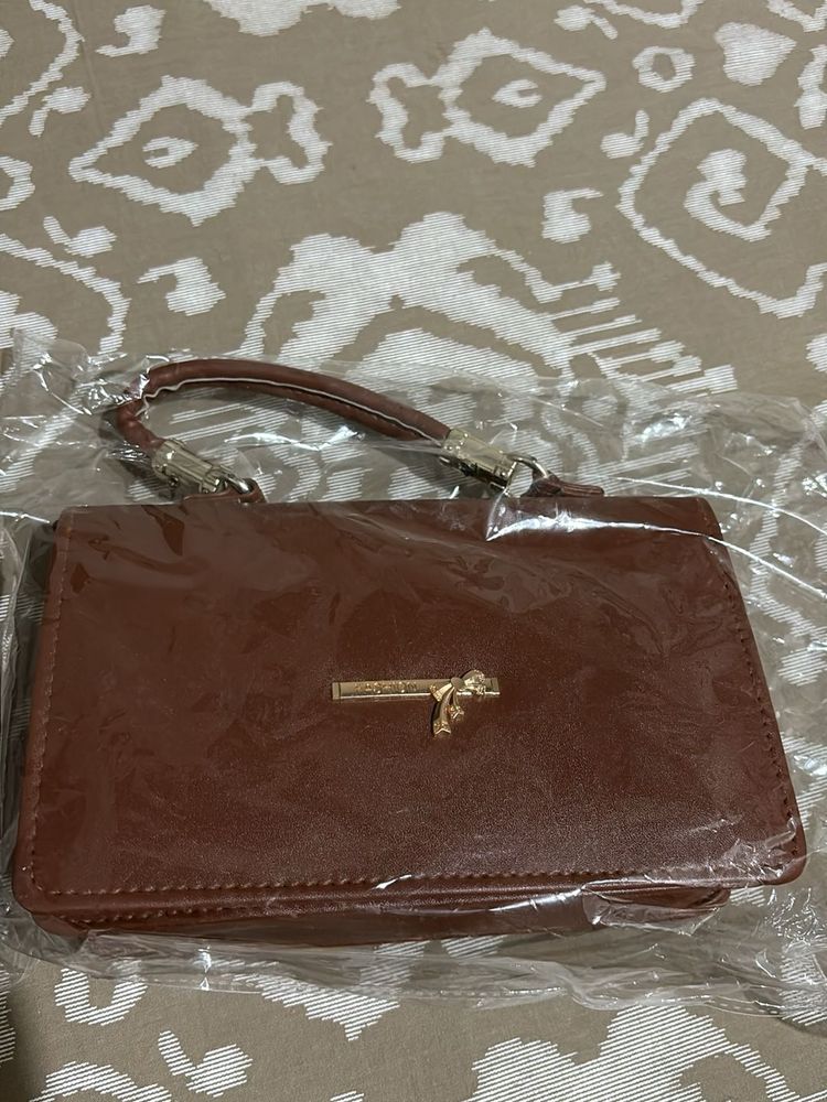 Stylish Brown Clutch Bag