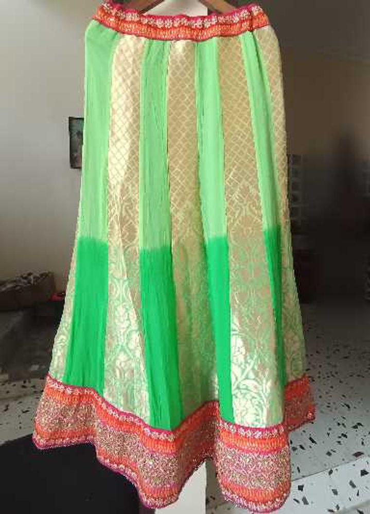 Beautiful Green Ethnic lehnga