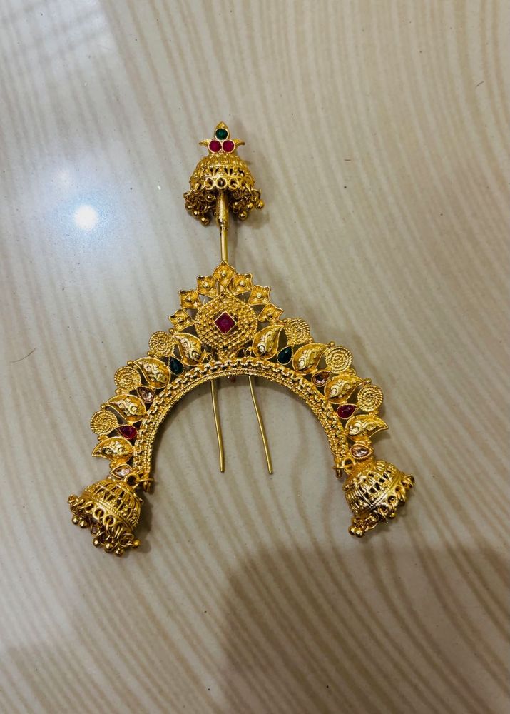 Exquisite Gold Plated Hair Accessory